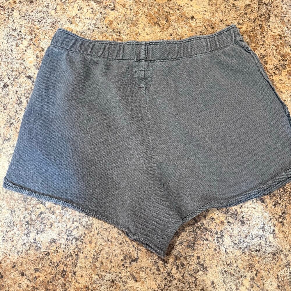 Aerie Faded Smoked Gray Lounge Fleece-Of-Mind High Waisted Shorts- Size M - Picture 4 of 7